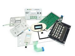 سوئیچ غشایی پت پشتیبان آلومینیومی با کانکتور ماده